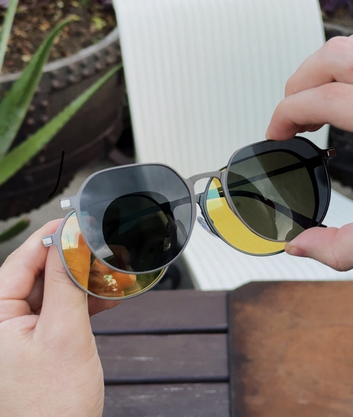 Gafas Bruno®️ 3 en 1 con clip magnético. Polarizadas, antirreflejo y estilo Premium