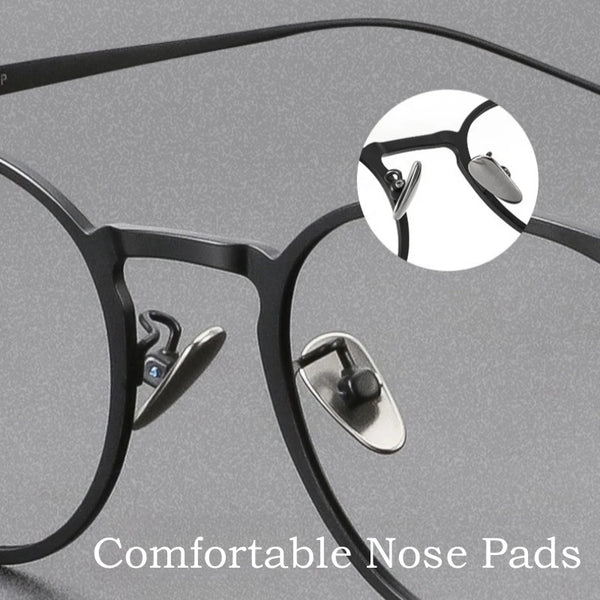 Gafas Redondas de Titanio Livianas