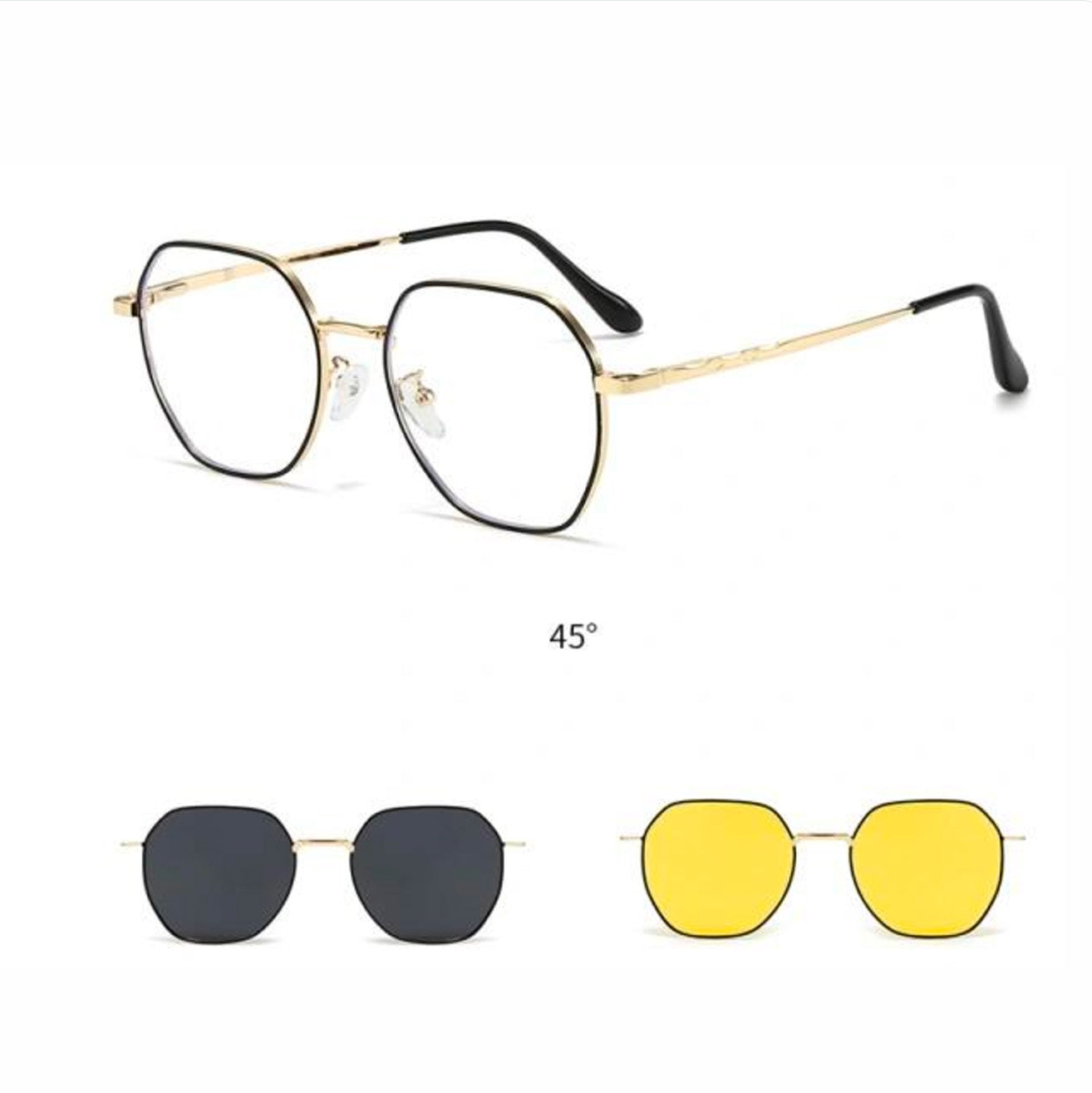 Gafas Cleo® 3 en 1 con clip magnético.