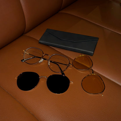 Gafas Teki® 3 en 1 con clip magnético.