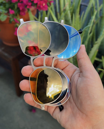 Gafas Bruno®️ 3 en 1 con clip magnético. Polarizadas, antirreflejo y estilo Premium