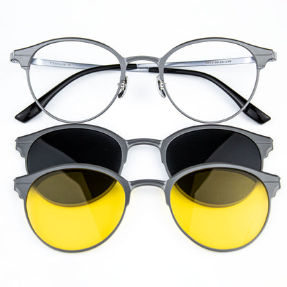 Gafas Cleo Miss®  3 en 1 con clip magnético.